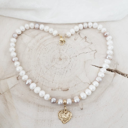 Handmade Pearl Necklace – Natural Freshwater Pearl