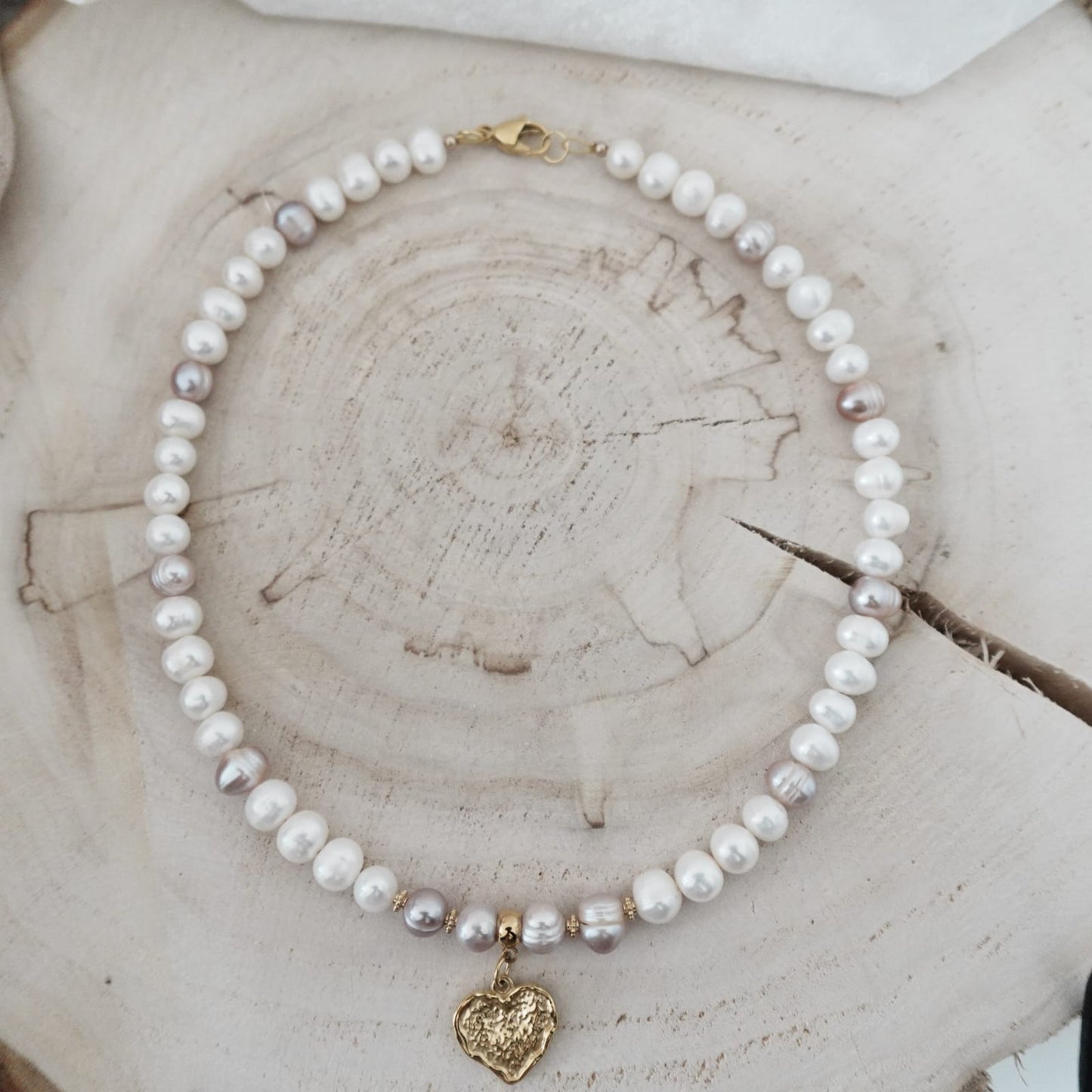 Handmade Pearl Necklace – Natural Freshwater Pearl