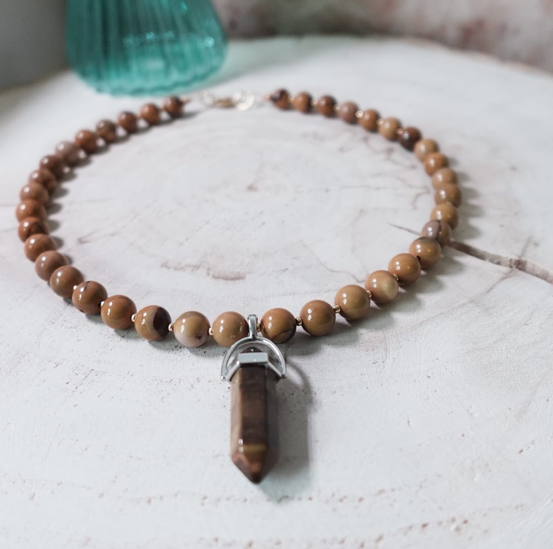 Mookaite & Tijgeroog Ketting