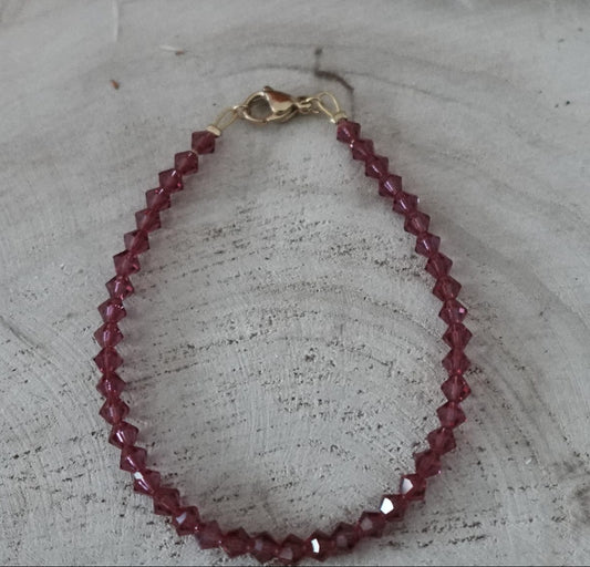 Fucia Preciosa Crystal Bracelet – Stainless Steel Clasp