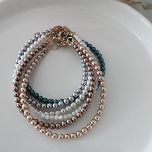 Gold Preciosa pearl bracelet – Stainless Steel clasp