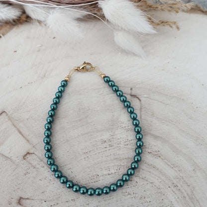Green Preciosa pearl bracelet – Stainless Steel clasp